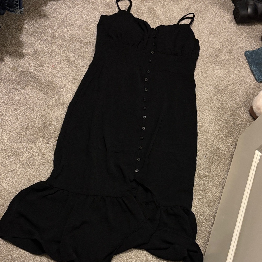 Elegant Black Women's Dress